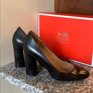 Coach Ophelia Box Calf Black 7M